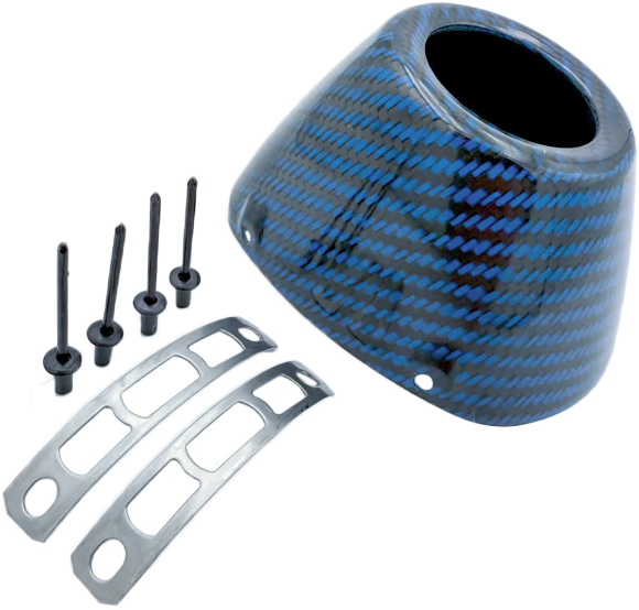 Fmf - Carbon Cap 4.1 New Style Blue Carbon - 40694