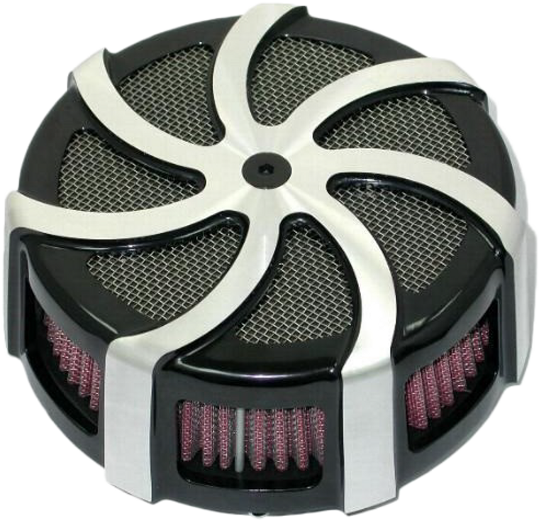 Harddrive - Kruel Air Cleaner Kit Black Contrast Cut - 120451 Harddrive - Kruel Air Cleaner Kit Black Contrast Cut - 120451