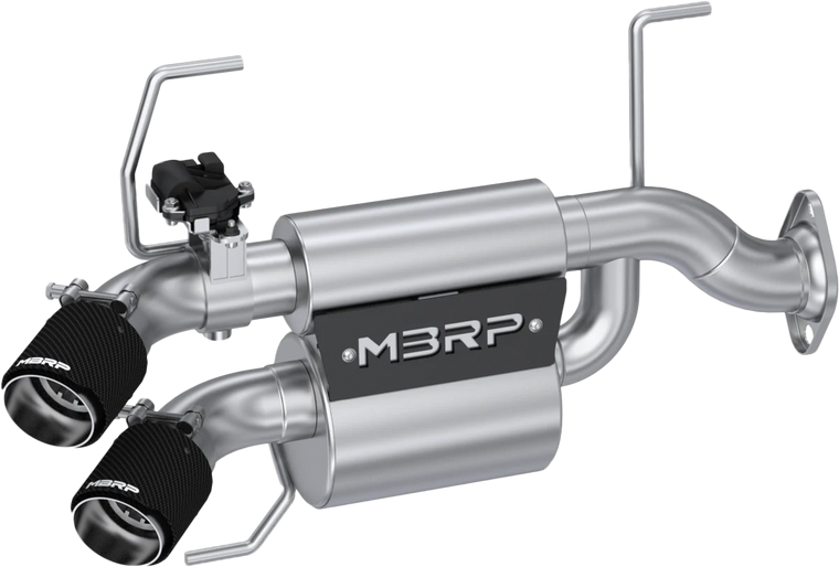 Mbrp - Slip-on Stacked  Dual Out Active Exhaust - AT-9539AS