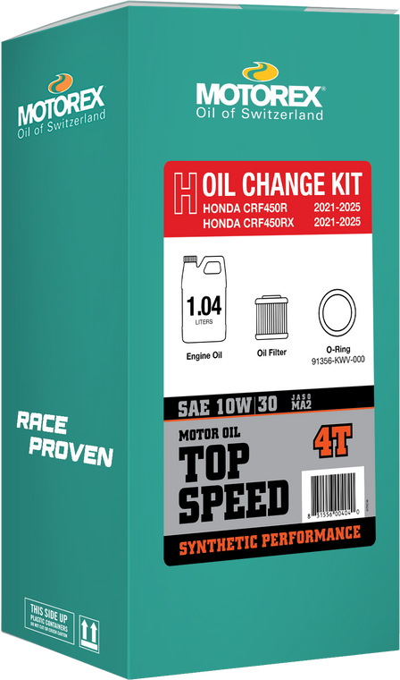 Motorex - Top Speed Oil Change Kit Hon 1.04l 10w/30 - 311250
