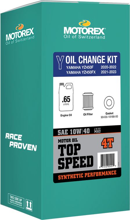 Motorex - Top Speed Oil Change Kit Yam 0.65l 10w/40 - 311244