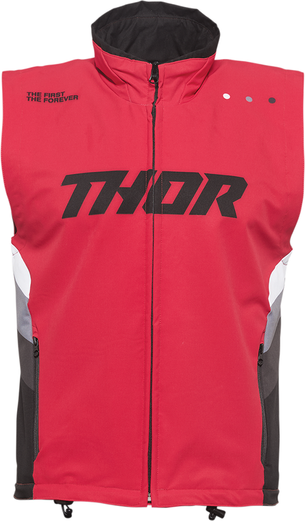 Thor - Warmup Vest - Red/Black - XL - Warmup Vest - 2830-0592