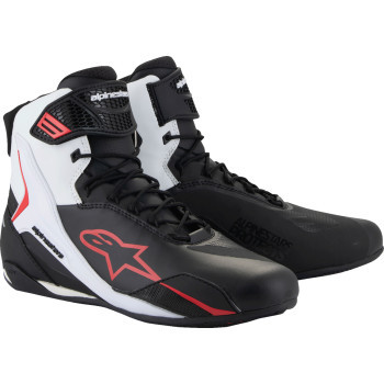 Alpinestars - Shoe Faster V4 Blk/wht/rd 9.5 - 2510425-123-95
