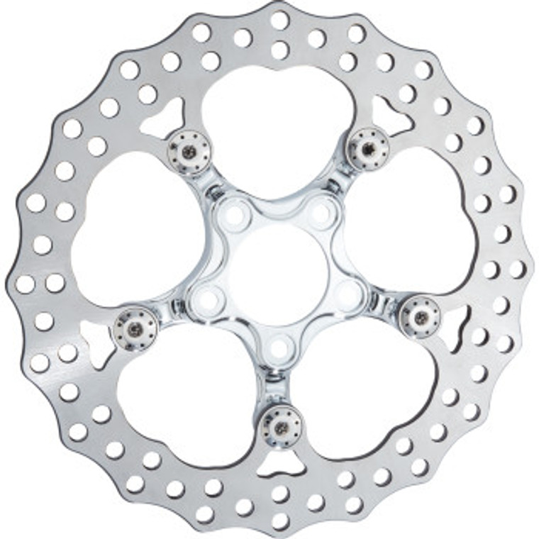 Arlen Ness - Rotor Front Spider 320mm Chrome - 300-112 Arlen Ness - Rotor Front Spider 320mm Chrome - 300-112