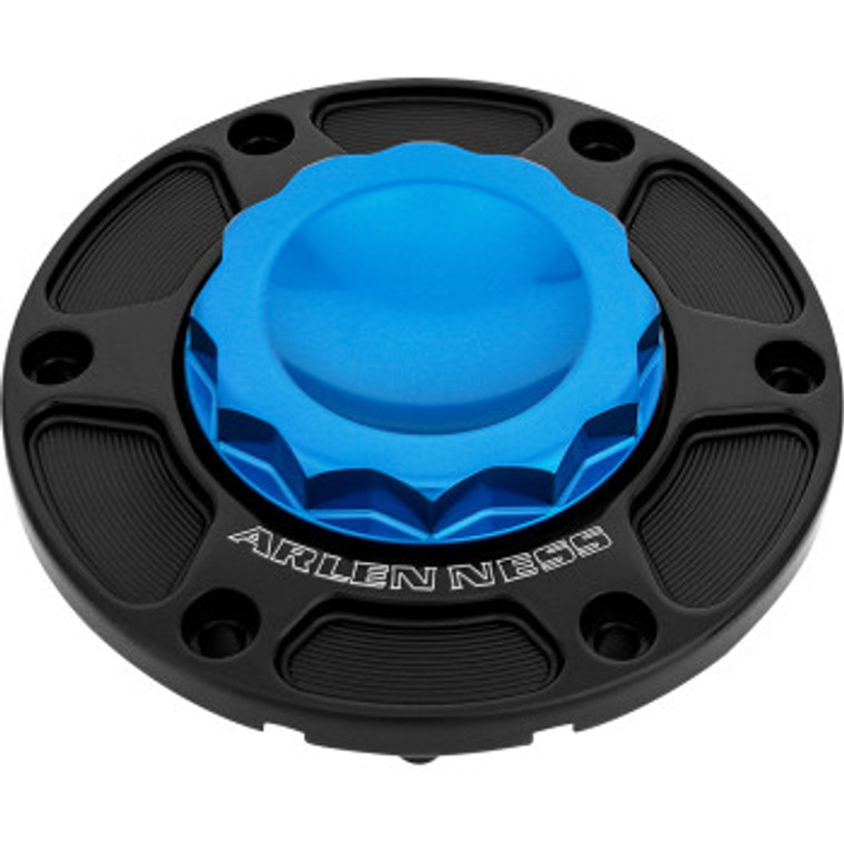 Arlen Ness - Gas Cap 12 Point Blue - 701-015