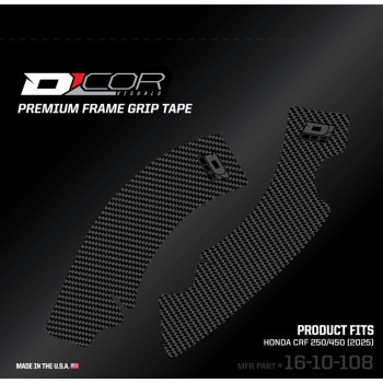 D'cor Visuals - Frame Grip Tape Honda Gray - 16-10-108