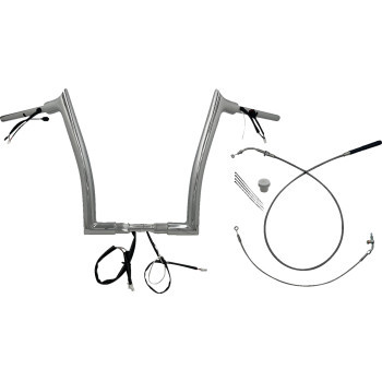 Fat Baggers Inc. - H-bar Ez Install Wired 1.50" Pointed Top Chr 14" Fltrx, Se - 849914