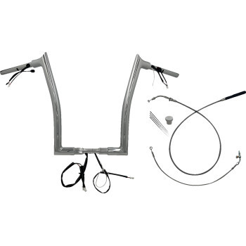 Fat Baggers Inc. - H-bar Ez Install Wired 1.50" Pointed Top Chr 16" Fltrx, Se - 849916