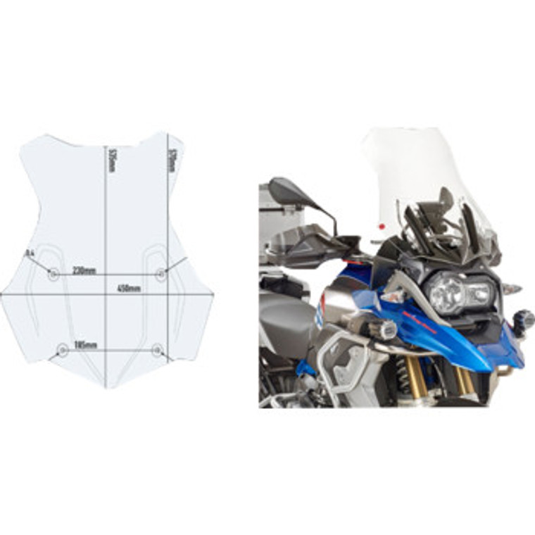 Givi - Windshield Bmw R1200gs 1250 - 5124DT Givi - Windshield Bmw R1200gs 1250 - 5124DT