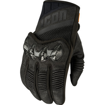 Icon - Glove Contra3 Bk 3x -