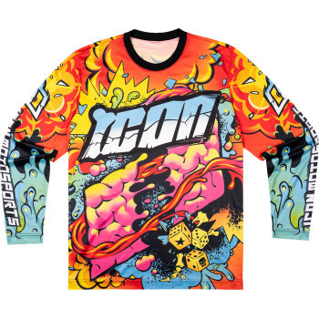 Icon - Jersey Scatterbrain Bk Sm -