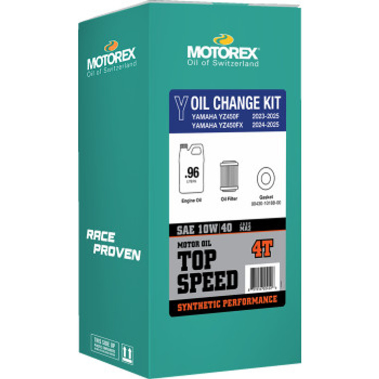 Motorex - Oil Change Kit - Yam 450-2 Top Speed 10w40 - 311246 Motorex - Oil Change Kit - Yam 450-2 Top Speed 10w40 - 311246