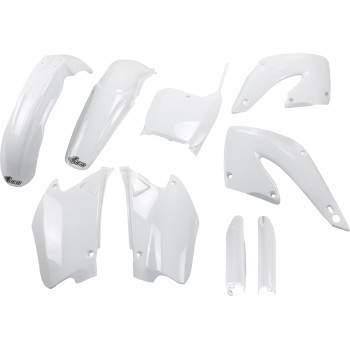 Ufo - Body Kit Cr125/250 00-01 White - HOKIT100F@041