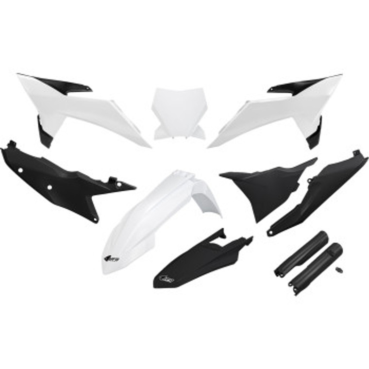 Ufo - Body Kit Sx/sxf White/black - KTKIT532F@222 Ufo - Body Kit Sx/sxf White/black - KTKIT532F@222