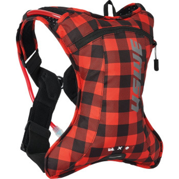 Uswe - Pack Hydration Outlander 2l Flannel Red Black - 202076048 Uswe - Pack Hydration Outlander 2l Flannel Red Black - 202076048
