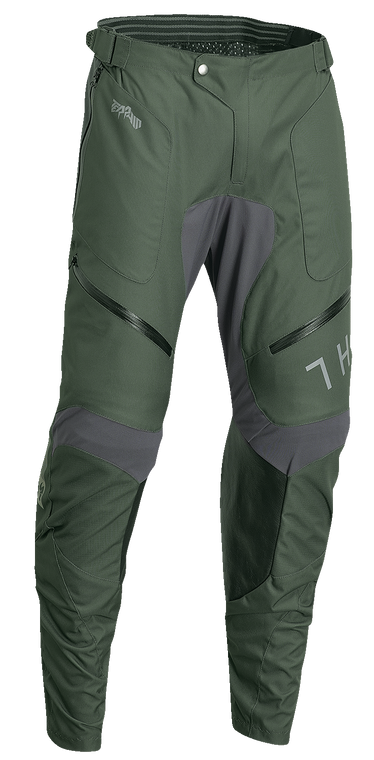 Thor - Terrain In-the-Boot Pants - Army Green/Charcoal - 32 - Terrain In-the-Boot Pants - 2901-10431