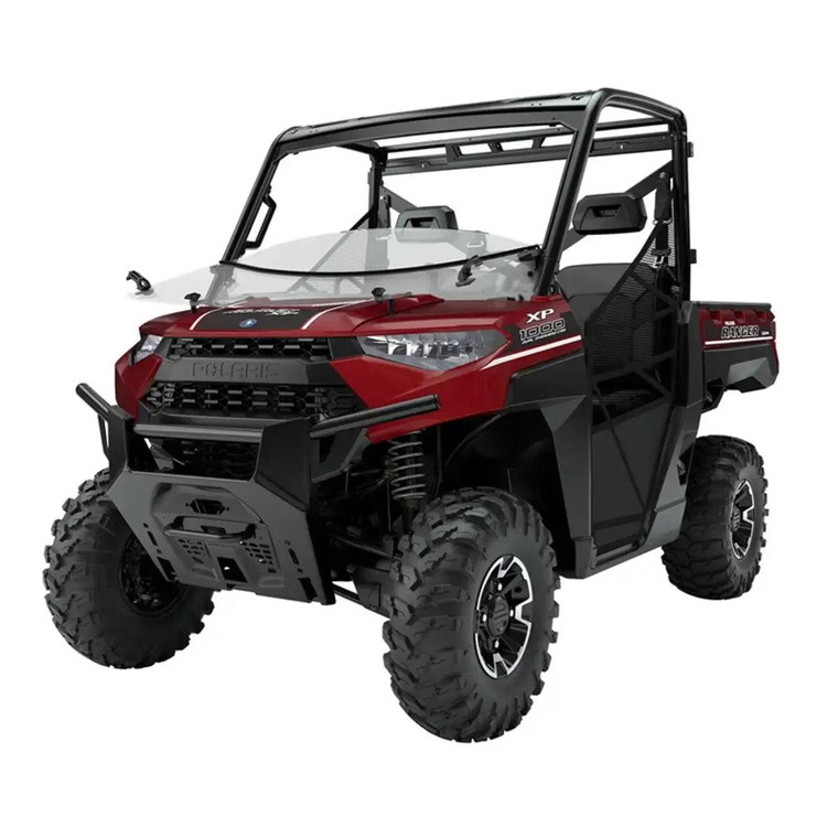 Polaris Ranger Polycarbonate Flip-Down Full Windshield - Clear