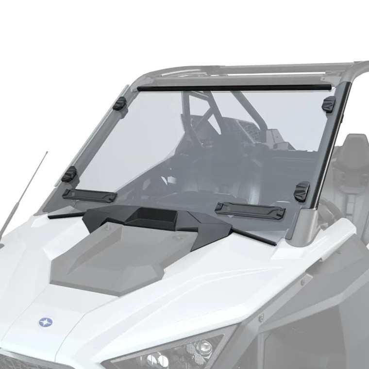 Polaris RZR Pro XP/Turbo R Lock & Ride Full Vented Windshield - Hard Coat Poly