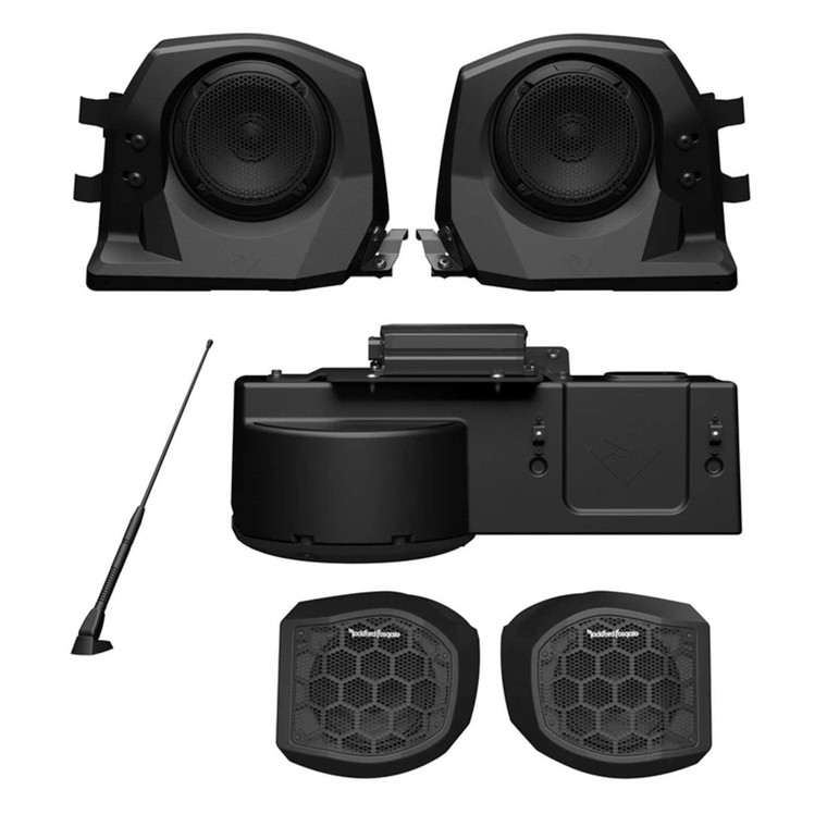 Polaris General Ride Command Audio Kit by Rockford Fosgate - Stage 4 Polaris General Ride Command Audio Kit by Rockford Fosgate - Stage 4