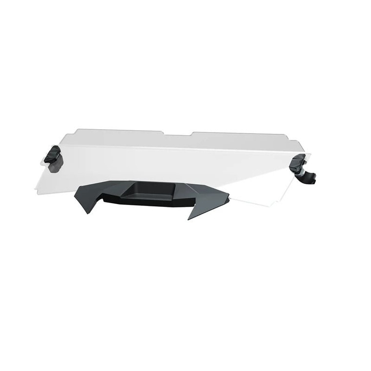 Polaris RZR Pro Lock & Ride Middle Half Windshield - Hard Coat Poly