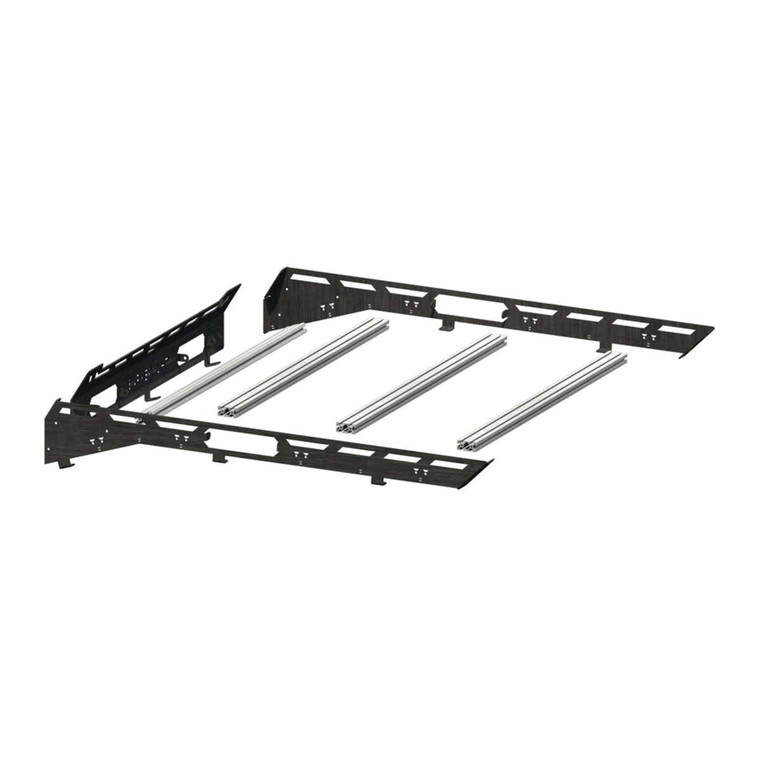 Thumper Fab Polaris General 4 T-Slot Rail Kit For Level 3 and 4 Audio Roof Thumper Fab Polaris General 4 T-Slot Rail Kit For Level 3 and 4 Audio Roof