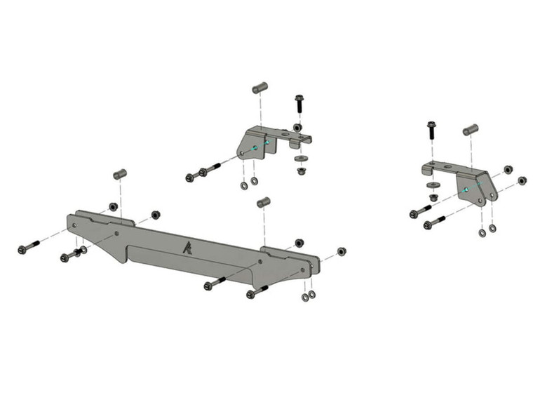 Thumper Fab CF Moto UForce 1000 Bracket Lift Kit - 3 Inch