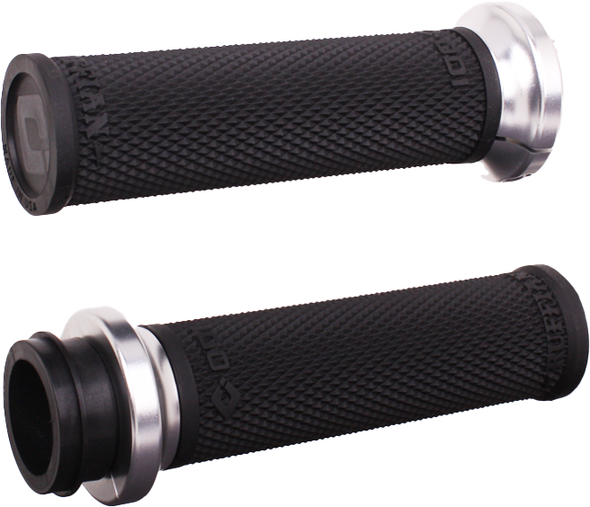 Odi - Rufian Grips Tbw 1" Black/silver - V30HTWB-S