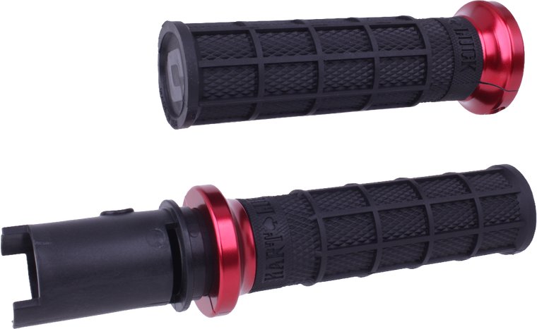 Odi - Lock-on Hart-luck Full-waffle Black/red Cvo `23-24 - V31HTC-BB-R