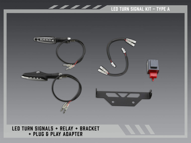 Yoshimura - Fe V2 Stnd Led Turn Sig Kit A - 075BG-STD-A-K