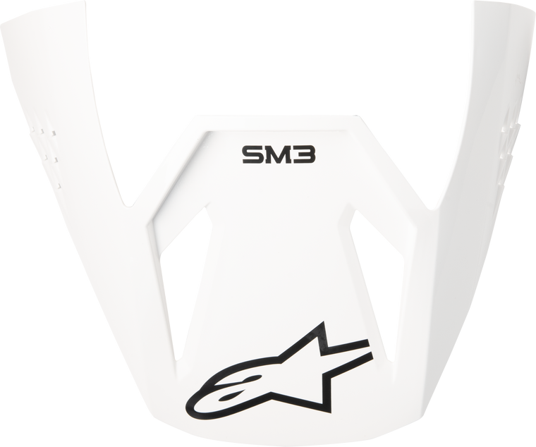 Alpinestars - Sm3 Solid Visor White Glossy - 8980326-2180-TU