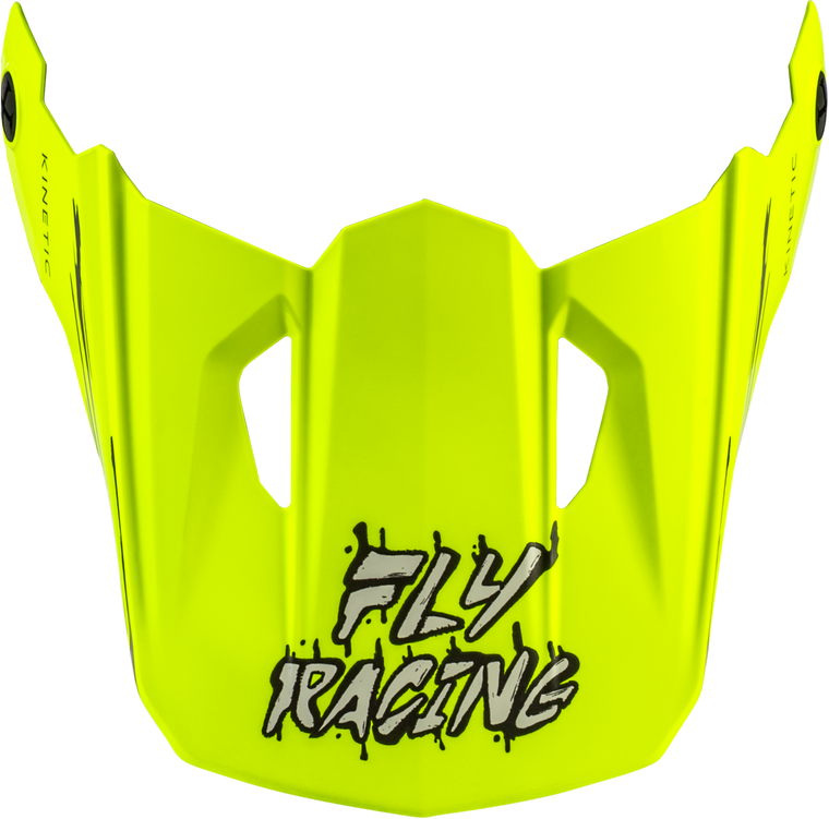 Fly Racing - Yth Kinetic Surge Helmet Visor Grey/hi-vis Ys-yl - 73-8725VY
