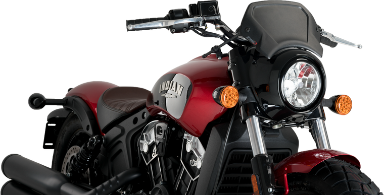Puig - Aluminium Front Plate Black - 3592N Puig - Aluminium Front Plate Black - 3592N
