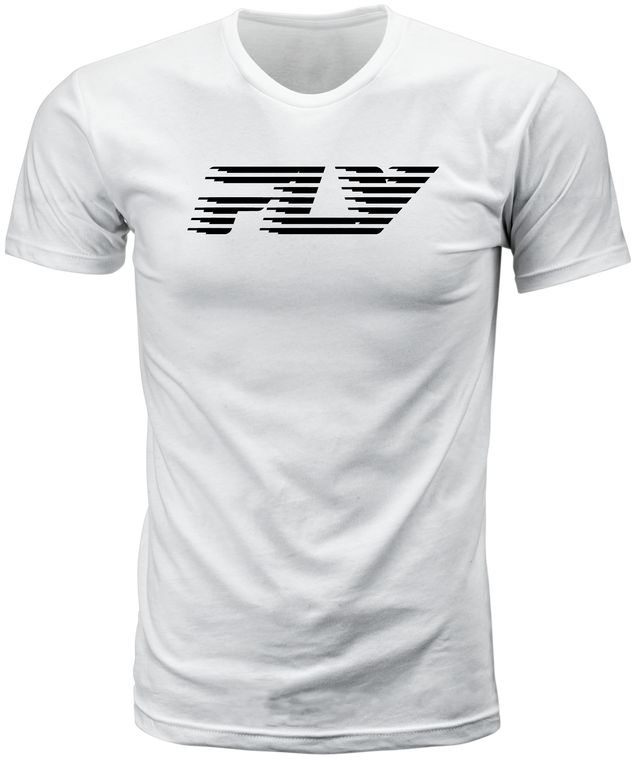 Fly Racing - Fly Fast Tee White Xl - 354-0401X Fly Racing - Fly Fast Tee White Xl - 354-0401X