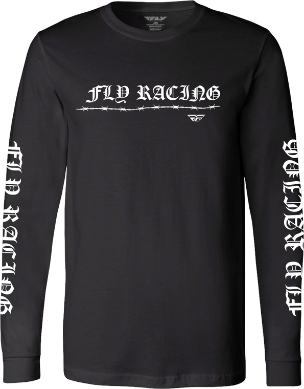 Fly Racing - Fly Barbed Wire L/s Black Lg - 354-0403L