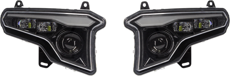 Xtc Power Products - Headlight W/amber Turn Signals - POL-XPED-HL