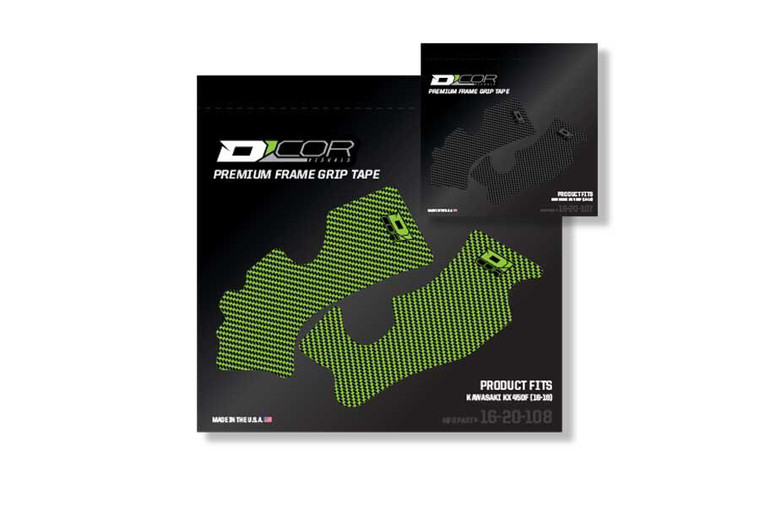 D-cor - Frame Grip Guard Decal Green/black - 16-20-108 D-cor - Frame Grip Guard Decal Green/black - 16-20-108