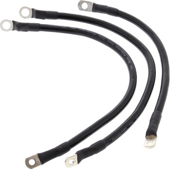 All Balls - Battery Cable Kit Black - 79-3003-1