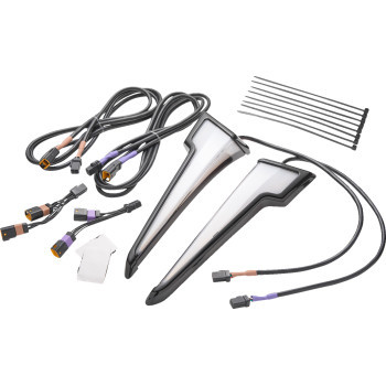 Ciro - Light Fairing Led Quill W/t-signal Street Glide Black - 12201