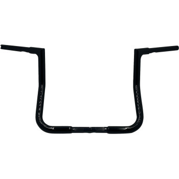 Fat Baggers Inc. - H-bar Ez Instl Reducd Reach 1.25" Flat Top Blk 13" Flht - 705013-B