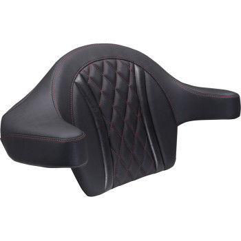 Mustang - Pad Backrest Tpak Dlx Diam Dark Cherry Thread - 88430DC
