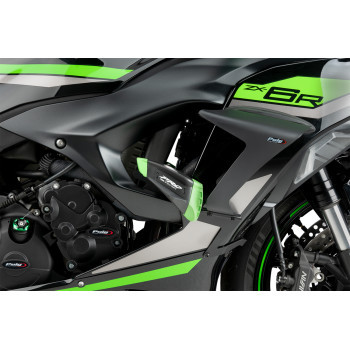 Puig Hi-tech Parts - Frame Sliders Pro 2.0 Zx-6r Blk - 21793N