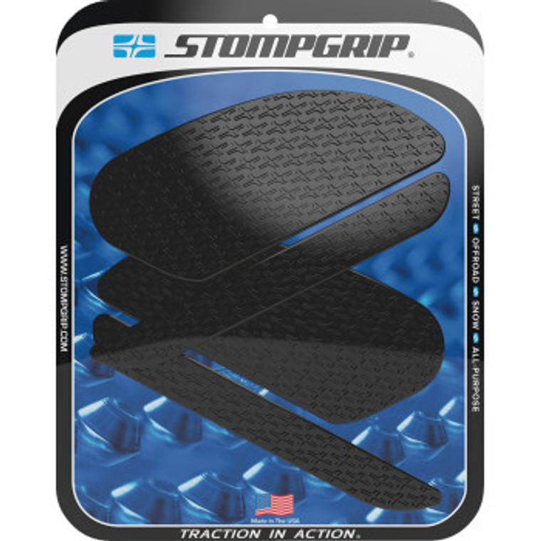Stompgrip - Tank Grips-black Icon - 55-14-0108B Stompgrip - Tank Grips-black Icon - 55-14-0108B