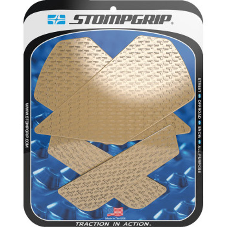 Stompgrip - Tank Grips-clear Icon - 55-14-0175C Stompgrip - Tank Grips-clear Icon - 55-14-0175C