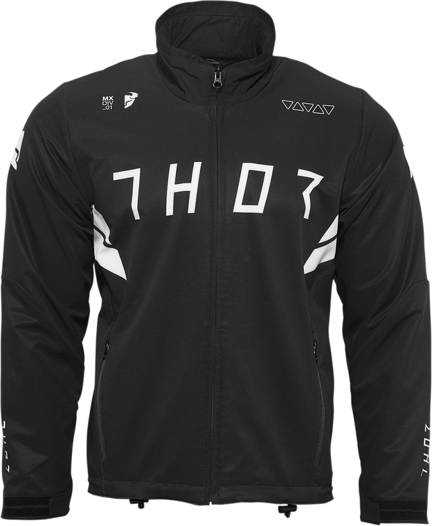Thor - Warmup Jacket - Black/White - Medium - Warmup Jacket - 2920-0673