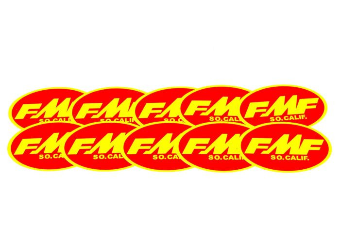 Fmf Racing - Fmf Vintage Oval Stkr (10 Pack) - 12977