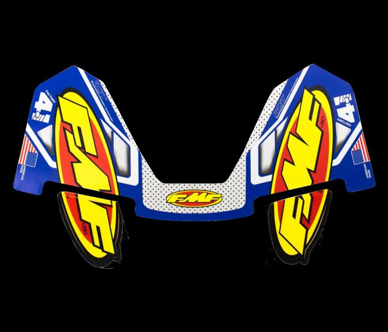 Fmf Racing - Fmf 4.1 Colorways 2020 Logo Kit Blue - 14849