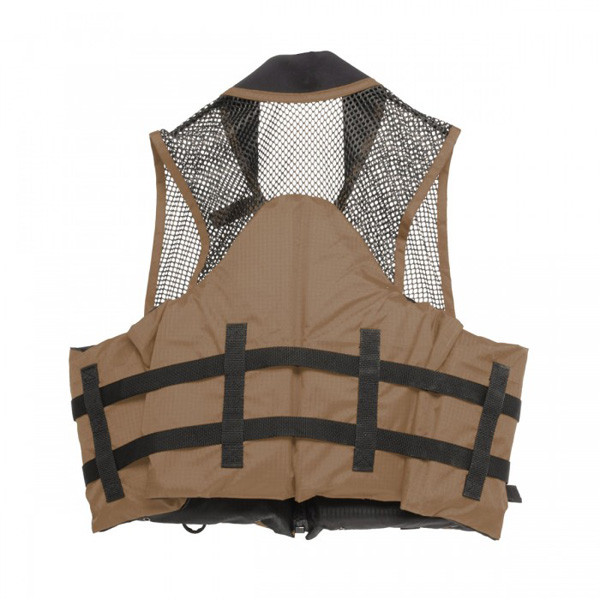 Airhead - Deluxe Mesh Top Fishing Vest, Xs, Bark - 12003-07-A-BA