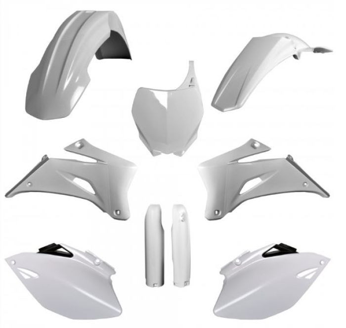 Polisport - Polisport Replica Plastic Kit,full Kit Yamaha White - 91396