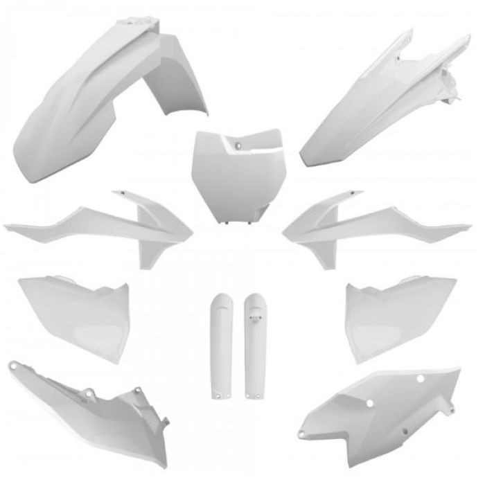 Polisport - Polisport Replica Plastic Kit,full Kit Ktm White Ktm - 91453