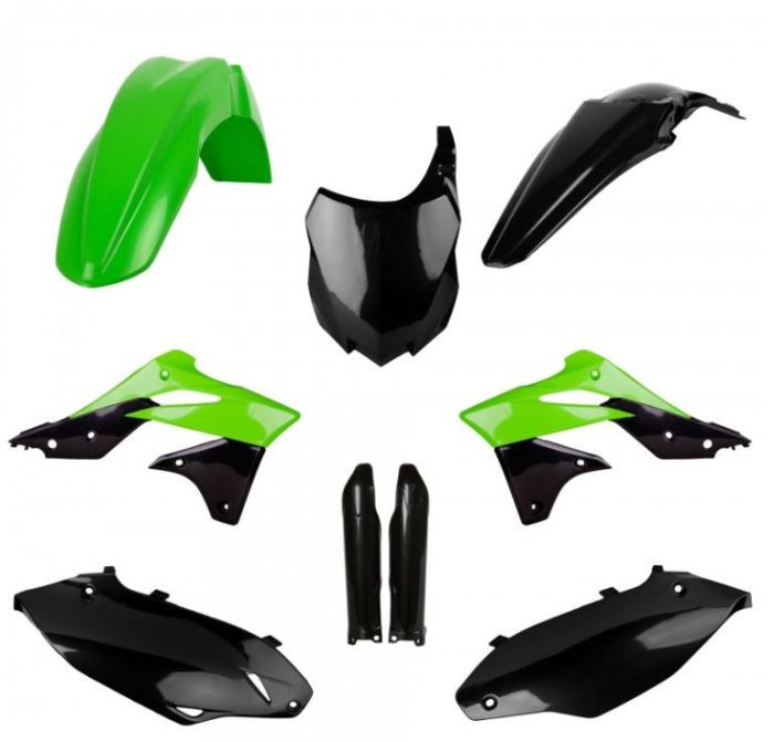 Polisport - Polisport Replica Plastic Kit,full Kit Kawasaki Oem Color 13 - 91486
